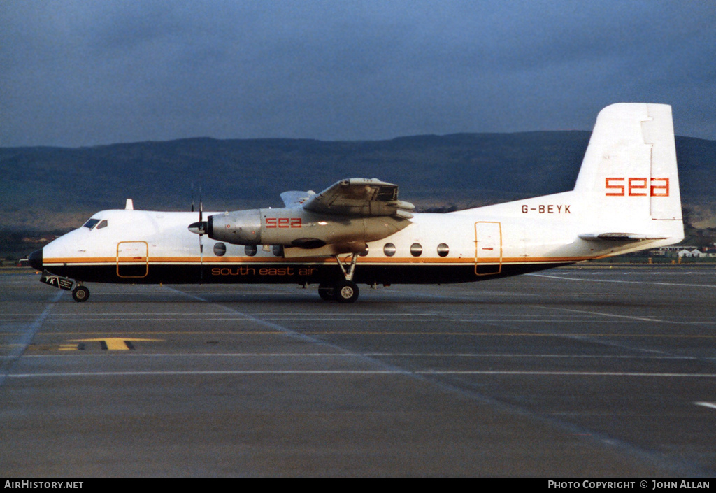 Aircraft Photo of G-BEYK | Handley Page HPR-7 Herald 401 | South East Air - SEA | AirHistory.net #91951