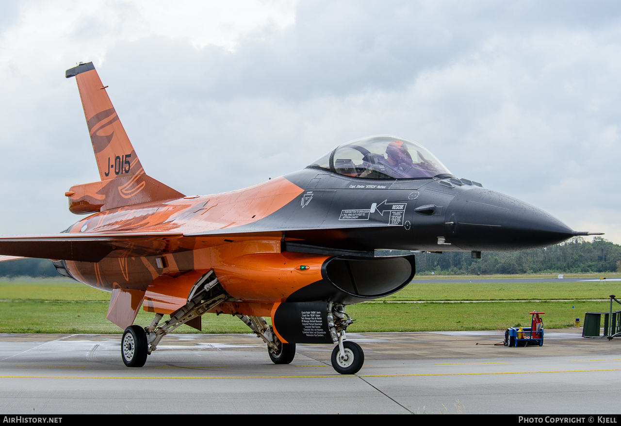 Aircraft Photo of J-015 | General Dynamics F-16AM Fighting Falcon | Netherlands - Air Force | AirHistory.net #91999