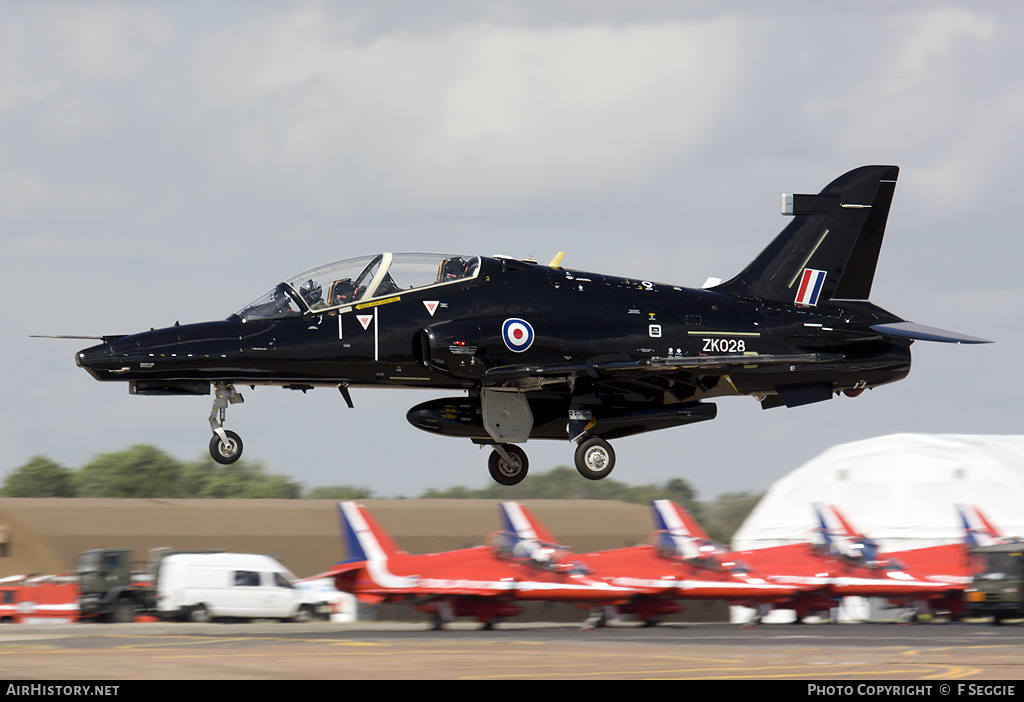 Aircraft Photo of ZK028 | BAE Systems Hawk T.2 | UK - Air Force | AirHistory.net #92005