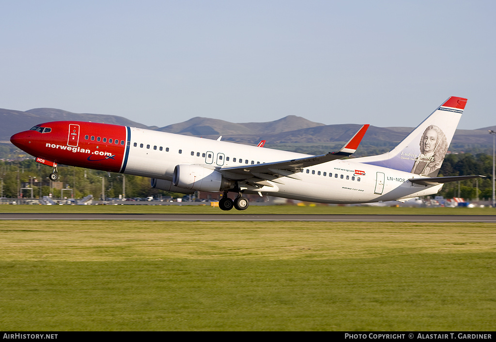Aircraft Photo of LN-NOS | Boeing 737-8BK | Norwegian | AirHistory.net #92010
