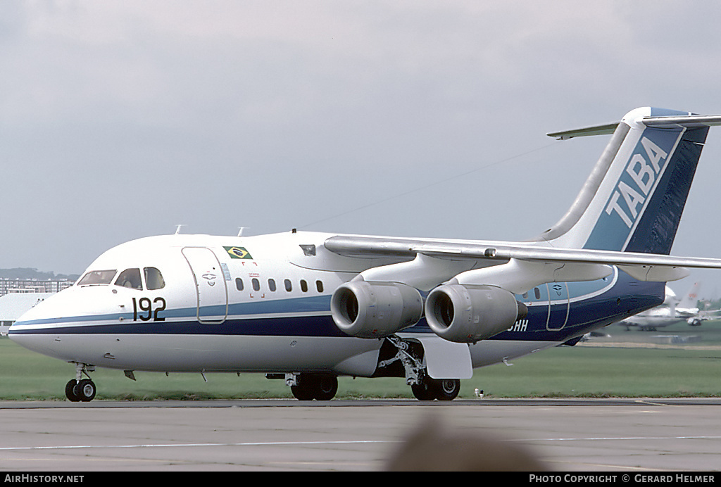 Aircraft Photo of G-SSHH | British Aerospace BAe-146-100 | TABA | AirHistory.net #92033