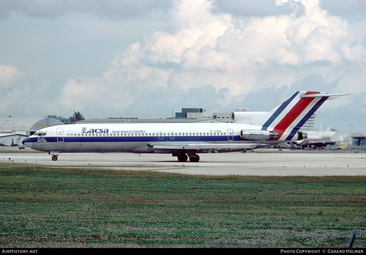 Aircraft Photo of TI-LRQ | Boeing 727-212/Adv | LACSA - Líneas Aéreas de Costa Rica | AirHistory.net #92043