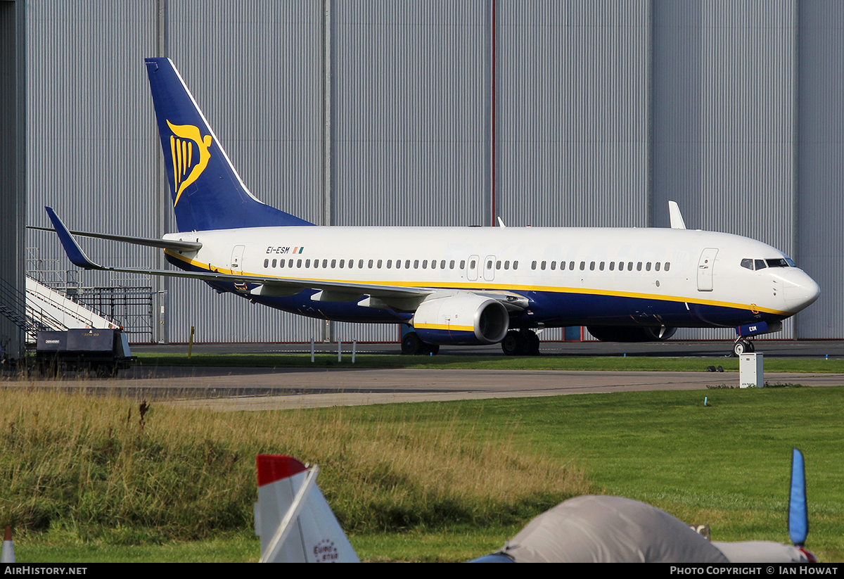 Aircraft Photo of EI-ESM | Boeing 737-8AS | Ryanair | AirHistory.net #92051