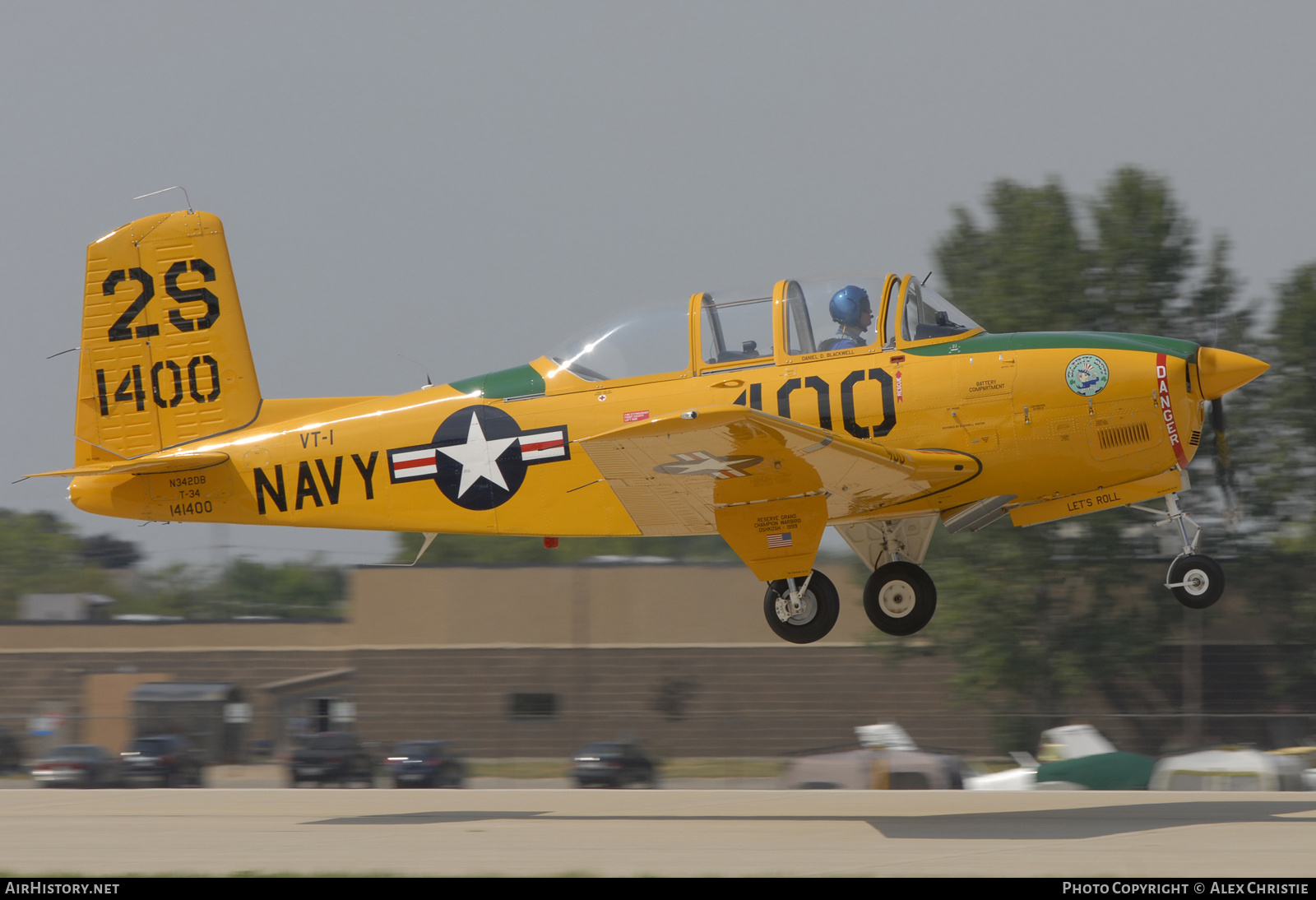 Aircraft Photo of N342DB / 141400 | Beech T-34A Mentor | USA - Navy | AirHistory.net #92052