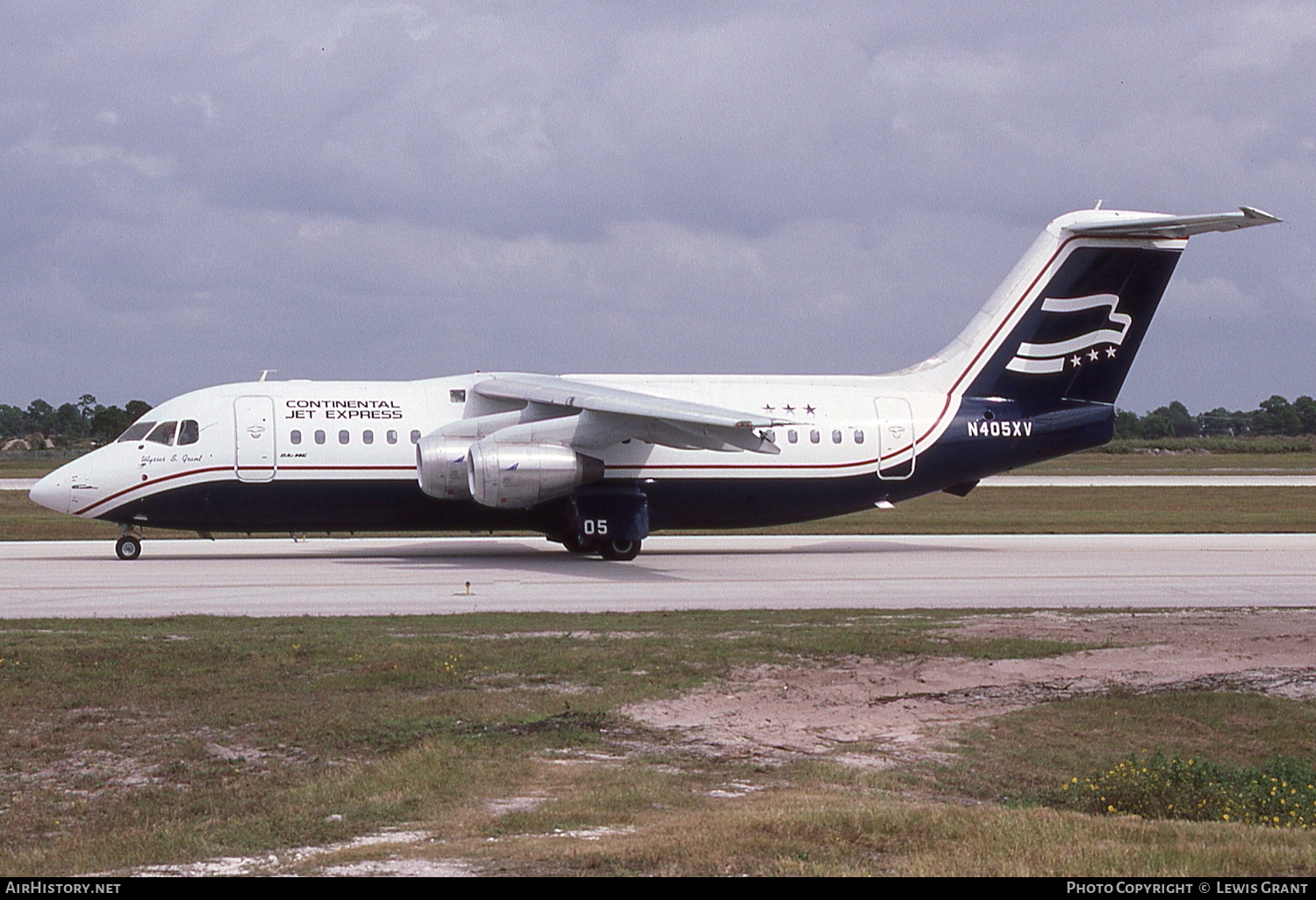 Aircraft Photo of N405XV | British Aerospace BAe-146-200 | Continental Jet Express | AirHistory.net #92058