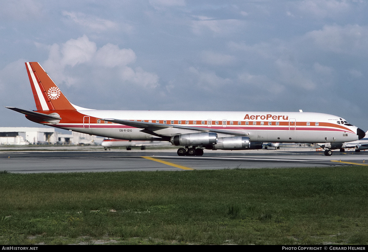 Aircraft Photo of OB-R-1210 | McDonnell Douglas DC-8-62H | AeroPeru | AirHistory.net #92073