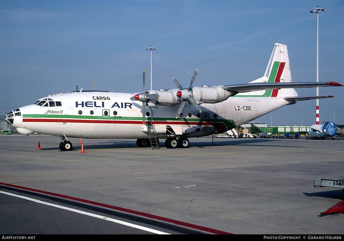 Aircraft Photo of LZ-CBE | Antonov An-12B | Heli Air Cargo | AirHistory.net #92077