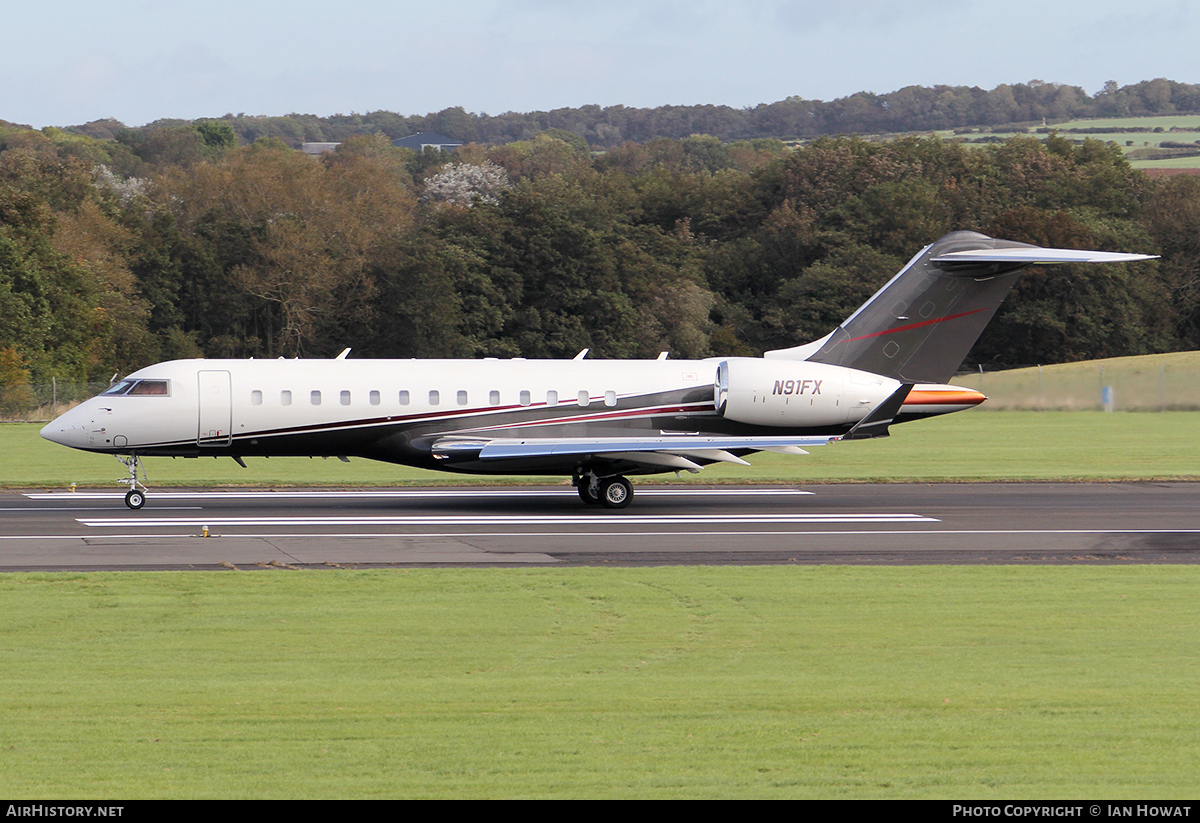 Aircraft Photo of N91FX | Bombardier Global Express (BD-700-1A10) | AirHistory.net #92087