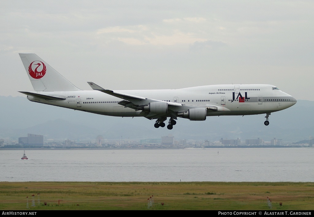 Aircraft Photo of JA8902 | Boeing 747-446 | Japan Airlines - JAL | AirHistory.net #92118