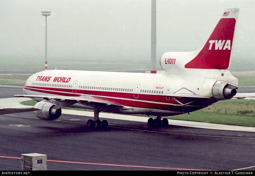 Aircraft Photo of N8034T | Lockheed L-1011-385-1-15 TriStar 100 | Trans World Airlines - TWA | AirHistory.net #92119
