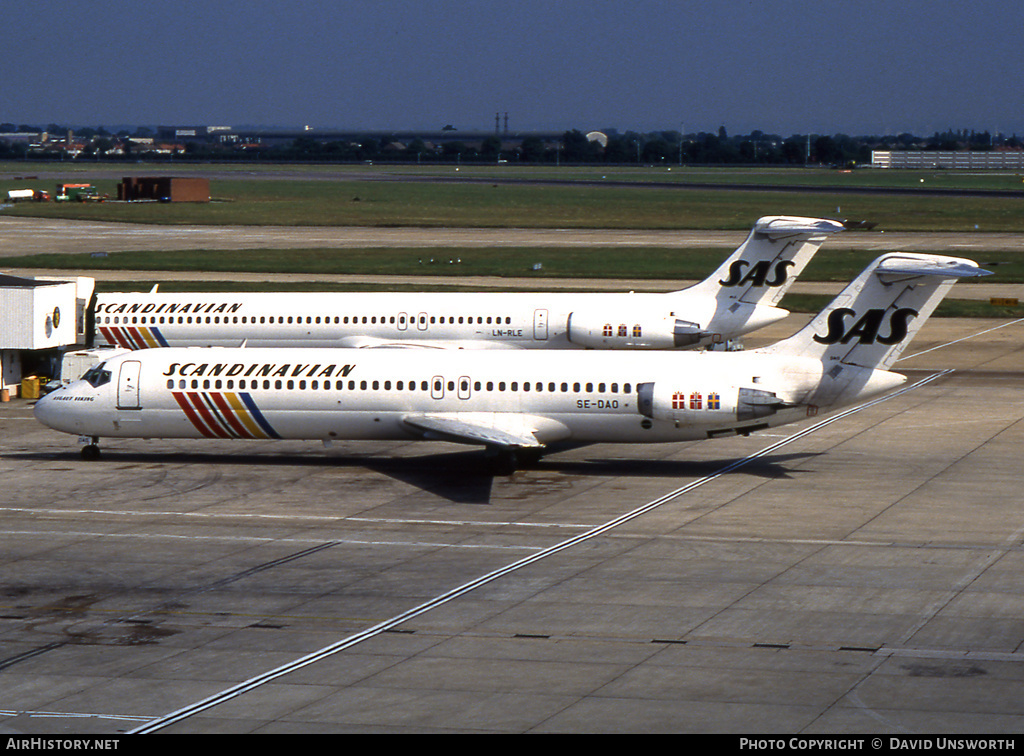 Aircraft Photo of SE-DAO | McDonnell Douglas DC-9-41 | Scandinavian Airlines - SAS | AirHistory.net #92120