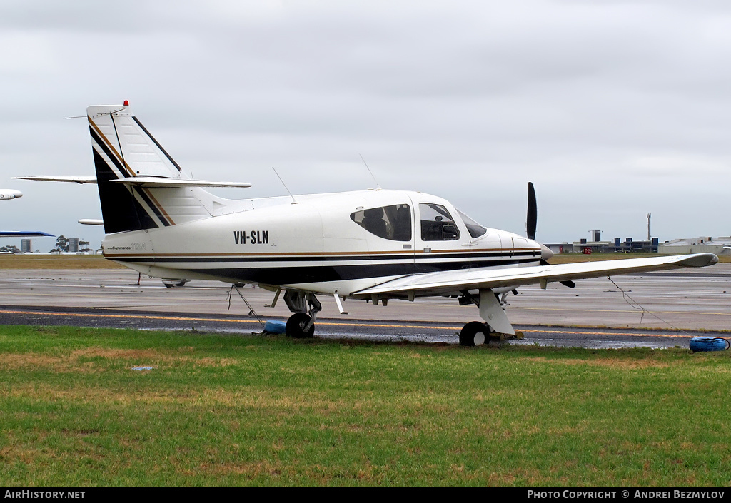 Aircraft Photo of VH-SLN | Rockwell Commander 112A | AirHistory.net #92148