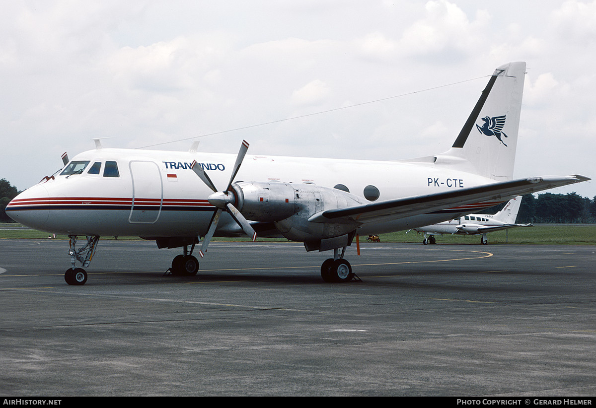 Aircraft Photo of PK-CTE | Grumman G-159 Gulfstream I | Transindo | AirHistory.net #92212