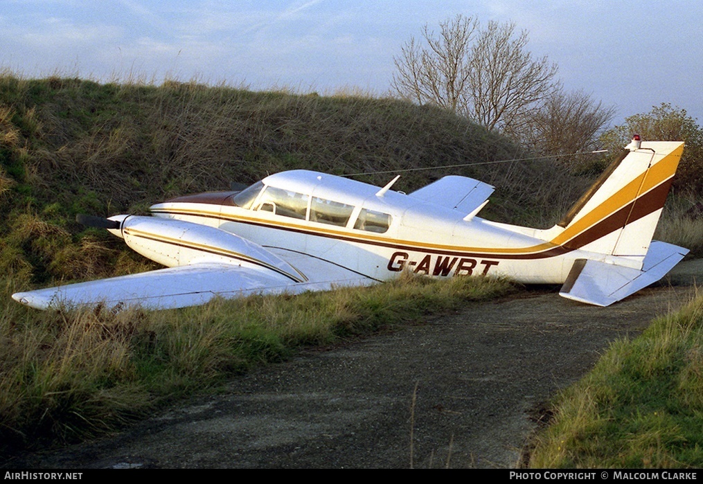 Aircraft Photo of G-AWBT | Piper PA-30-160 Turbo Twin Comanche B | AirHistory.net #92213