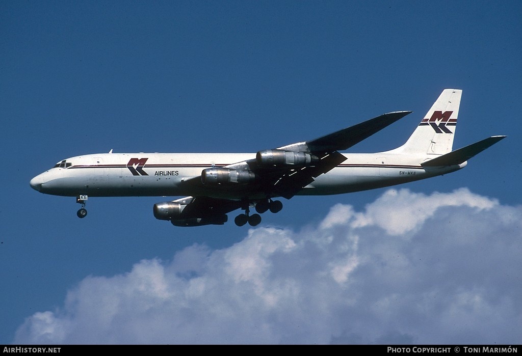 Aircraft Photo of 5N-MKE | Douglas DC-8-55(F) | MK Airlines | AirHistory.net #92224