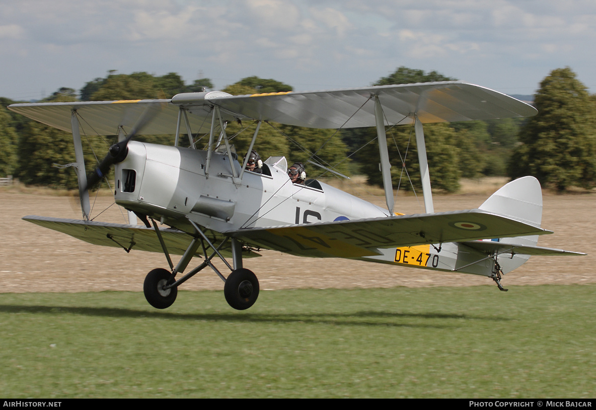 Aircraft Photo of G-ANMY / DE-470 | De Havilland D.H. 82A Tiger Moth II | UK - Air Force | AirHistory.net #92226