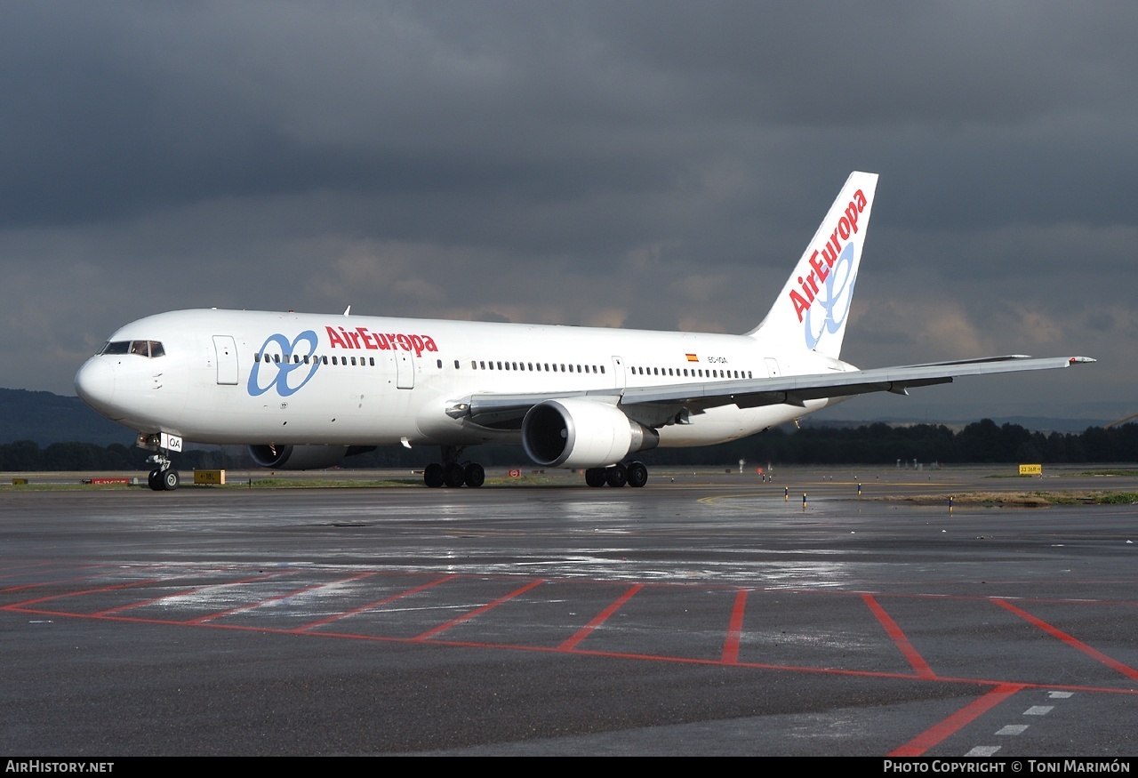 Aircraft Photo of EC-IQA | Boeing 767-33A/ER | Air Europa | AirHistory.net #92228