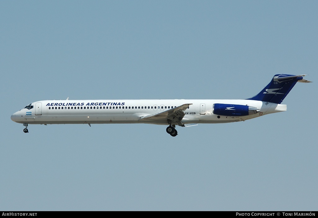 Aircraft Photo of LV-VCB | McDonnell Douglas MD-88 | Aerolíneas Argentinas | AirHistory.net #92229