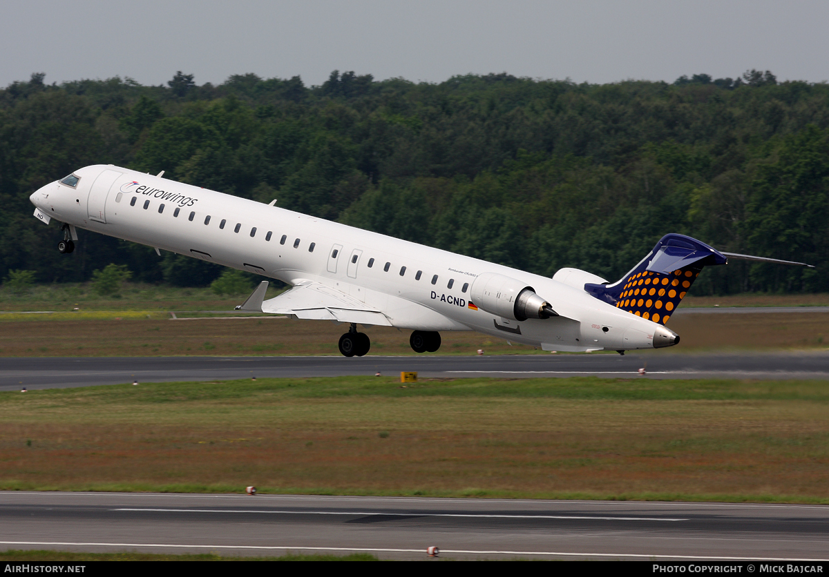 Aircraft Photo of D-ACND | Bombardier CRJ-900 NG (CL-600-2D24) | Eurowings | AirHistory.net #92248