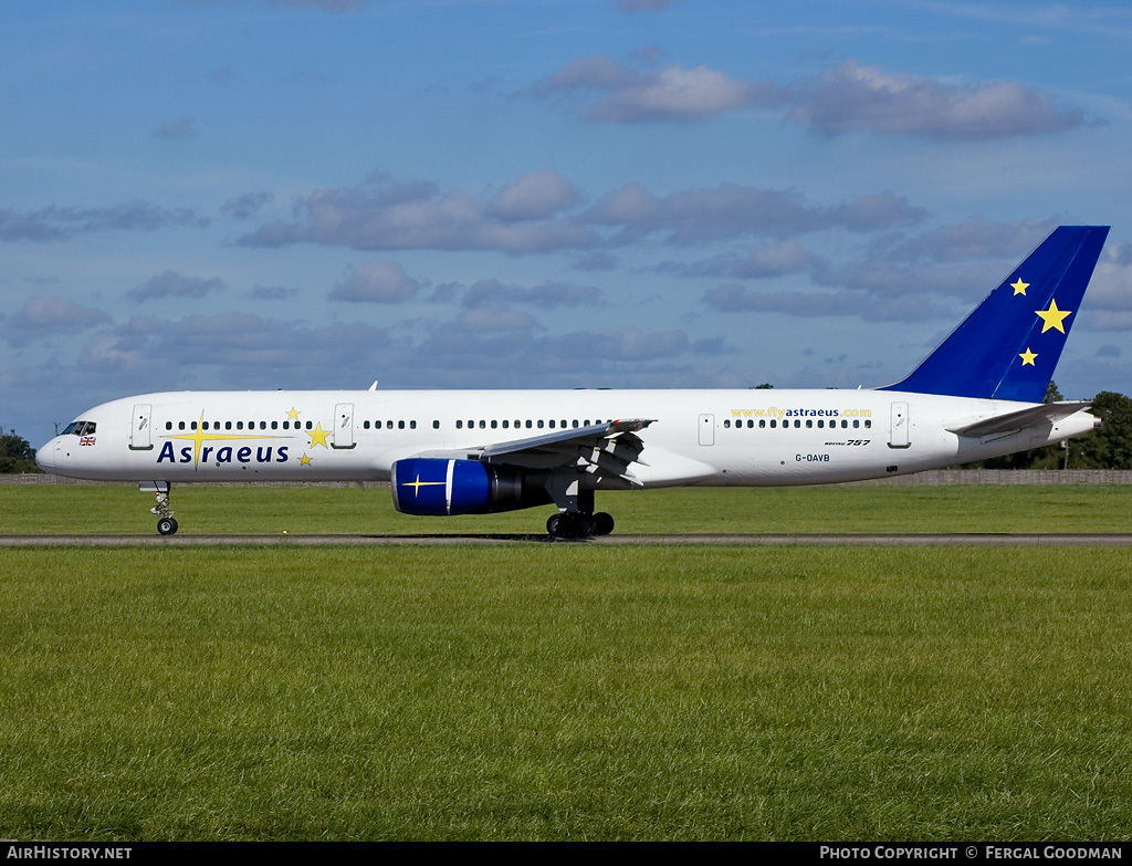 Aircraft Photo of G-OAVB | Boeing 757-23A | Astraeus Airlines | AirHistory.net #92252