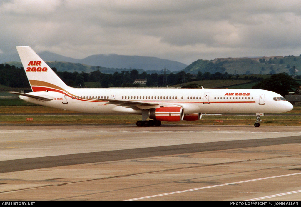 Aircraft Photo of G-OOOB | Boeing 757-28A | Air 2000 | AirHistory.net #92265