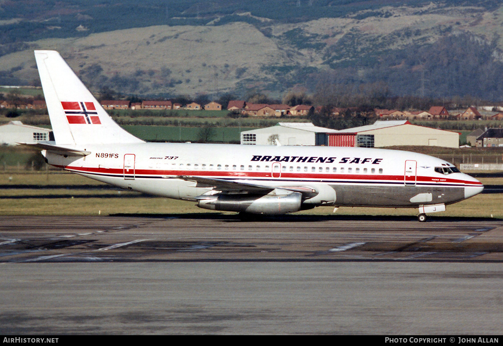 Aircraft Photo of N891FS | Boeing 737-205/Adv | Braathens SAFE | AirHistory.net #92269