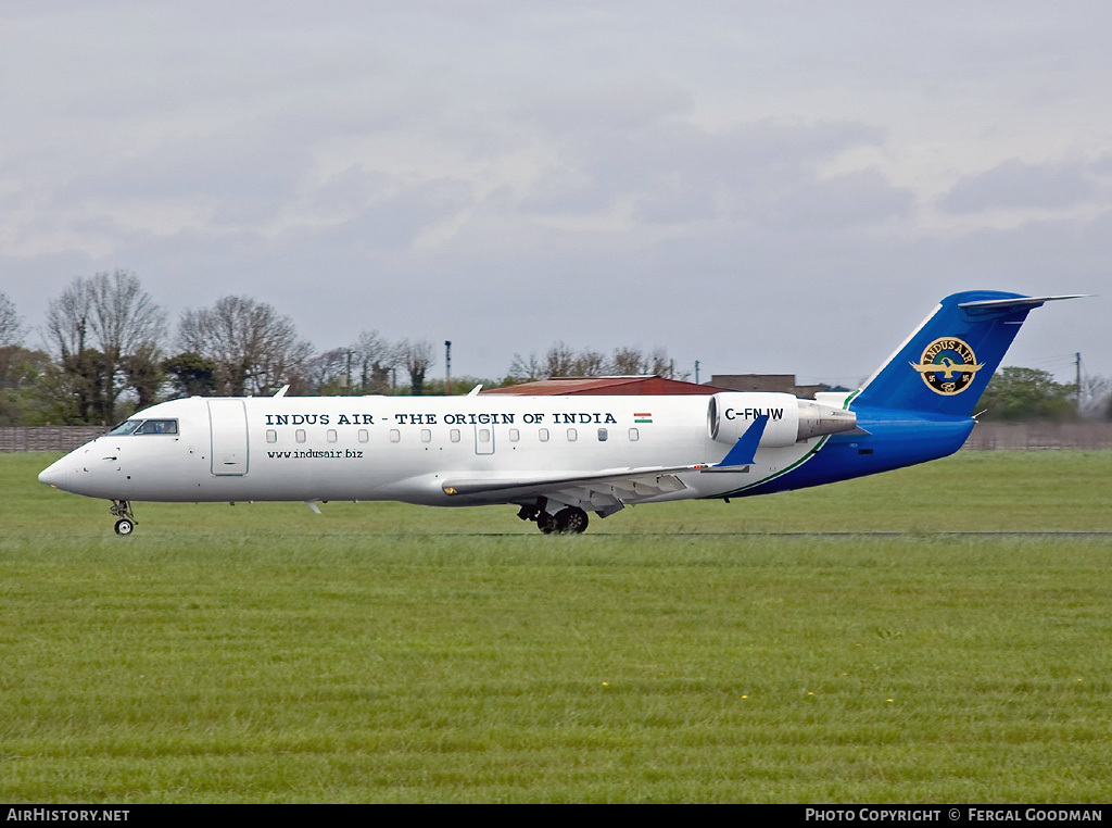 Aircraft Photo of C-FNJW | Bombardier CRJ-200ER (CL-600-2B19) | Indus Air | AirHistory.net #92271