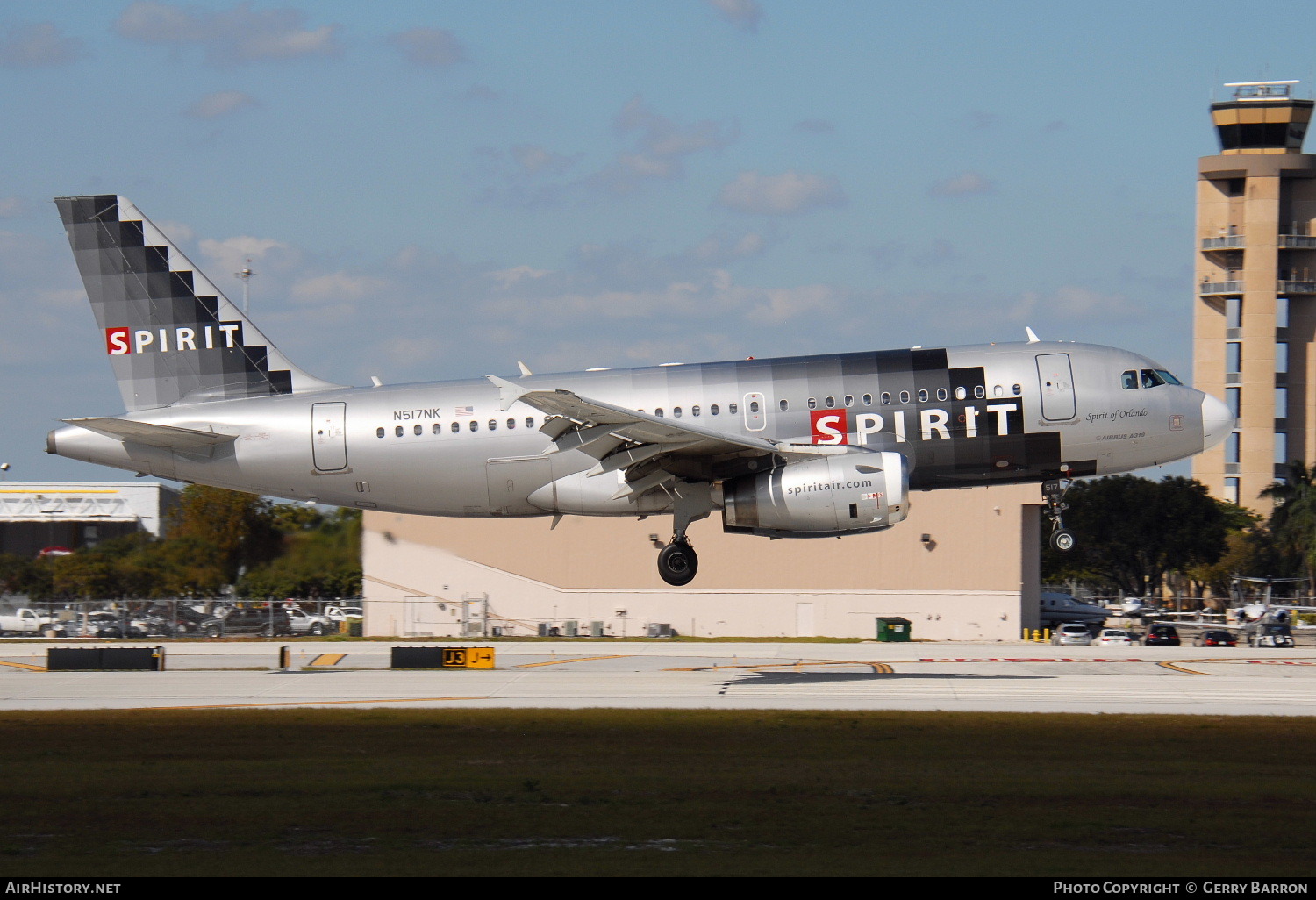 Aircraft Photo of N517NK | Airbus A319-132 | Spirit Airlines | AirHistory.net #92275