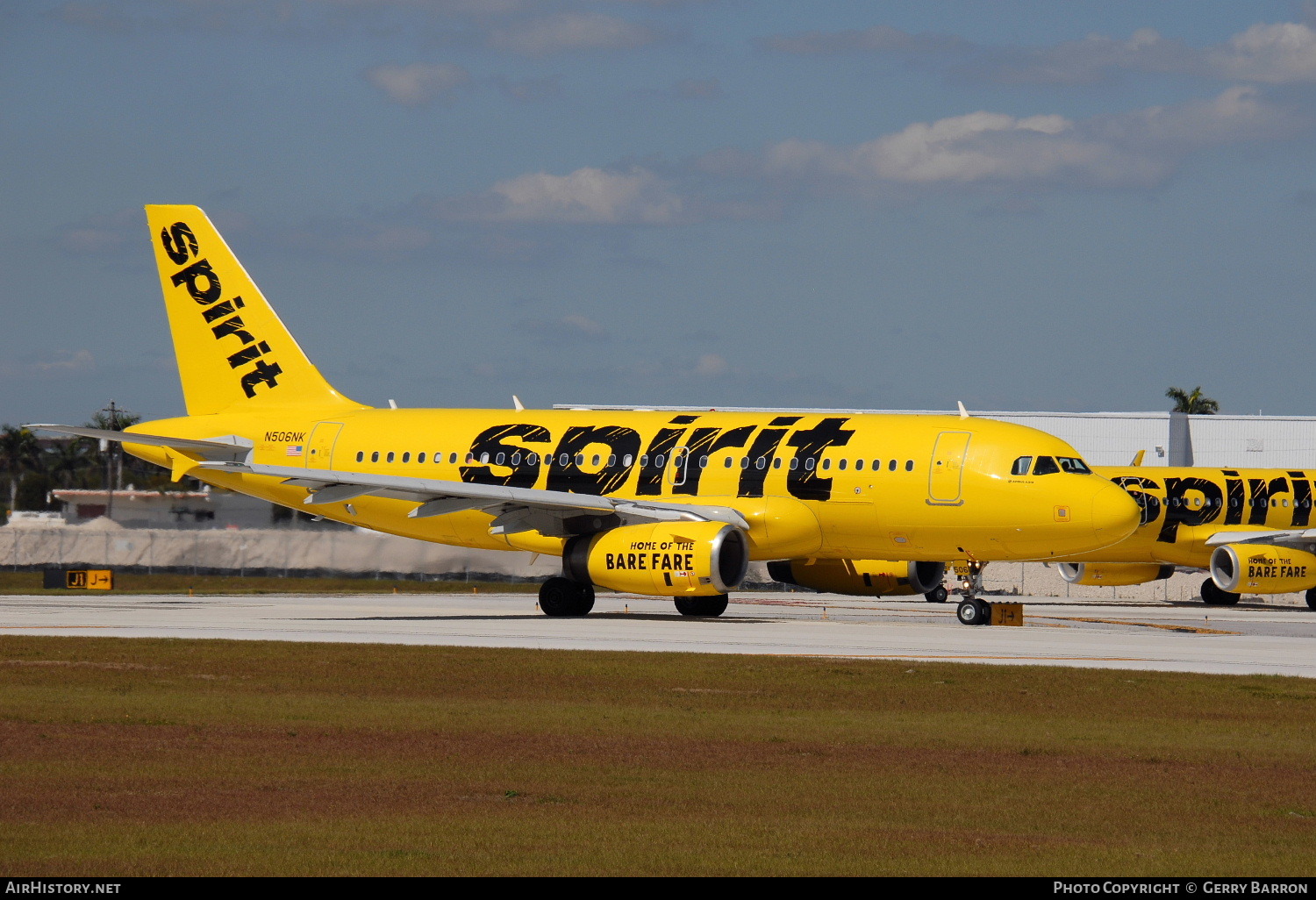 Aircraft Photo of N506NK | Airbus A319-132 | Spirit Airlines | AirHistory.net #92292