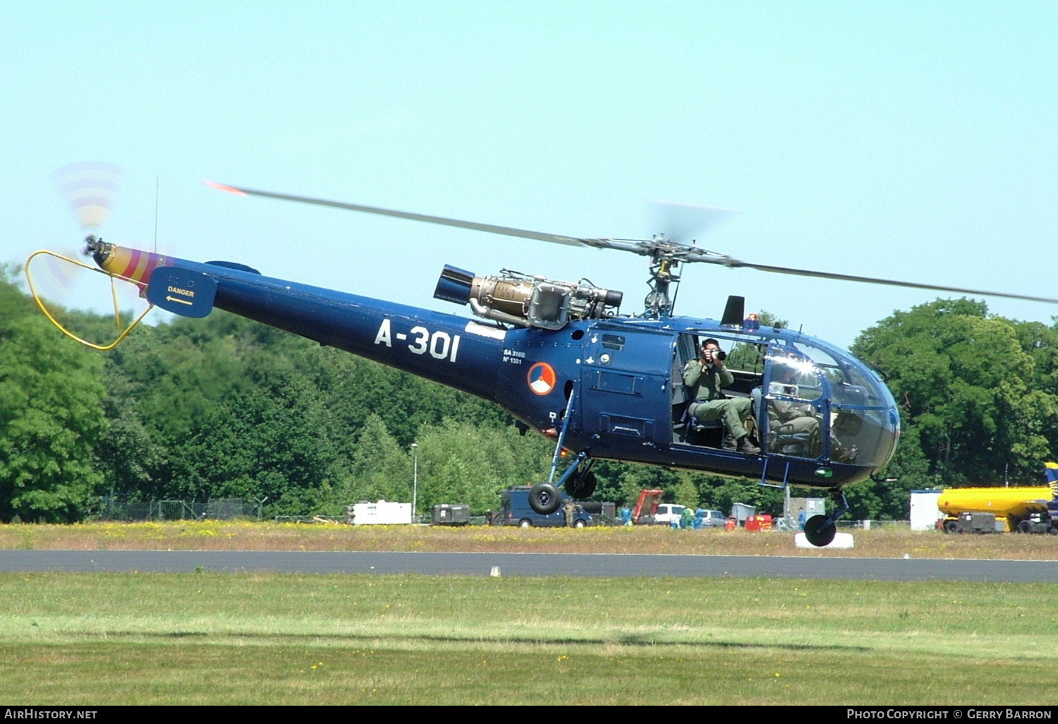 Aircraft Photo of A-301 | Sud SA-316B Alouette III | Netherlands - Air Force | AirHistory.net #92299