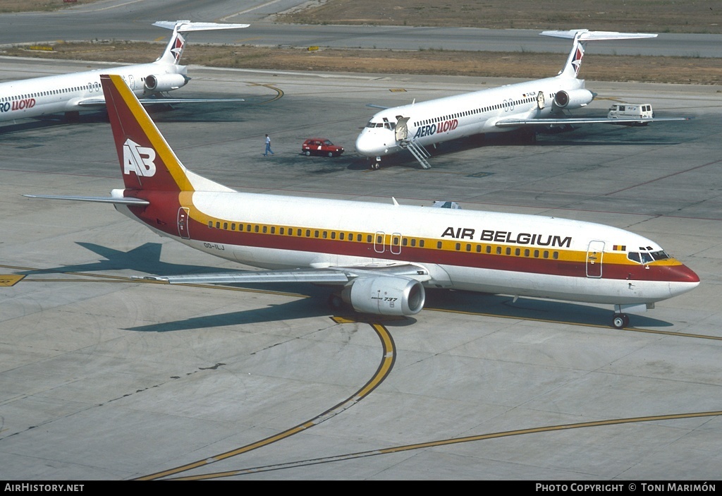 Aircraft Photo of OO-ILJ | Boeing 737-46B | Air Belgium | AirHistory.net #92309