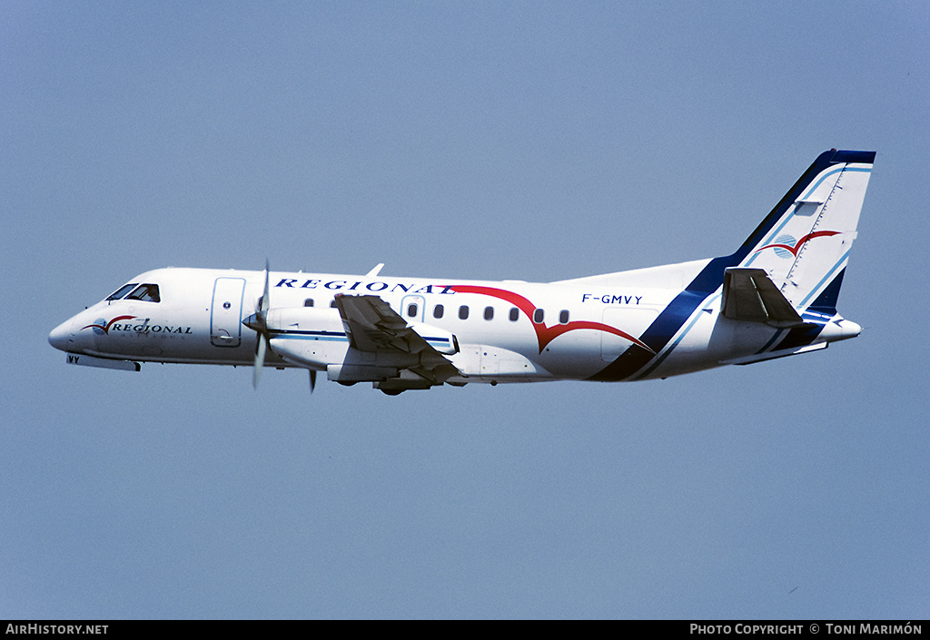 Aircraft Photo of F-GMVY | Saab 340B/Plus | Régional Airlines | AirHistory.net #92312