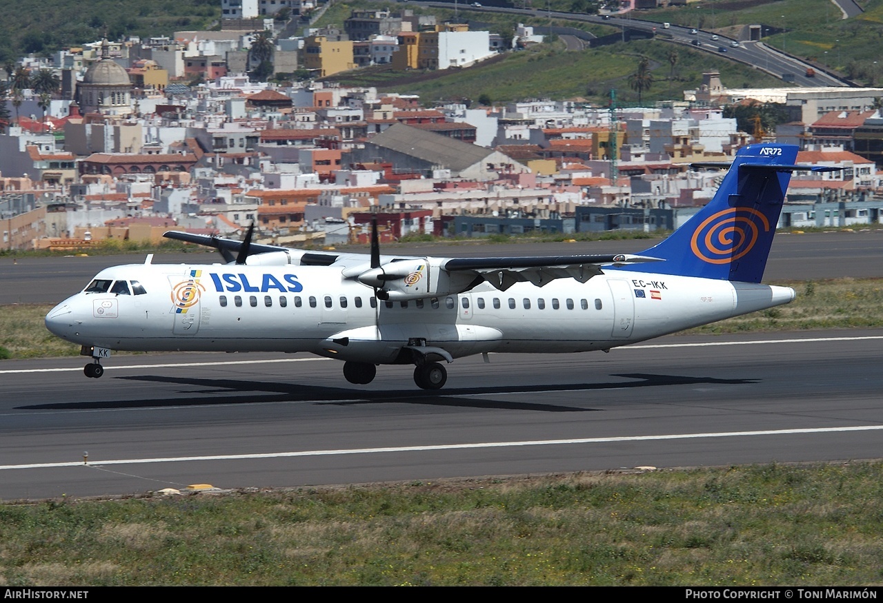 Aircraft Photo of EC-IKK | ATR ATR-72-201 | Islas Airways | AirHistory.net #92314