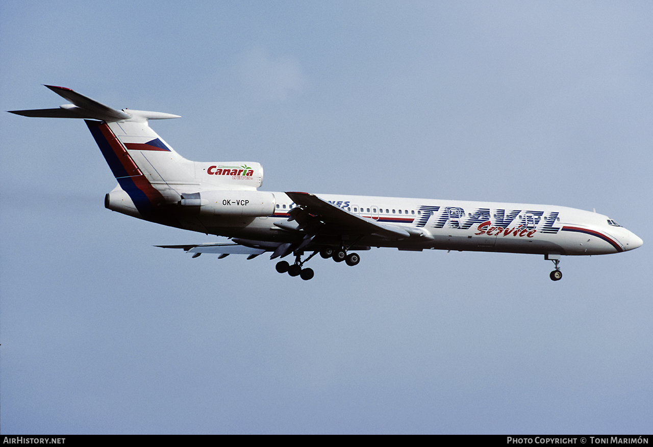 Aircraft Photo of OK-VCP | Tupolev Tu-154M | Travel Service | AirHistory.net #92317