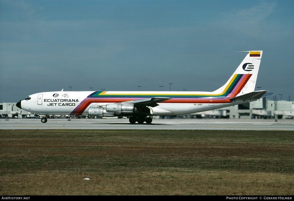 Aircraft Photo of HC-BGP | Boeing 707-321C | Ecuatoriana Jet Cargo | AirHistory.net #92327
