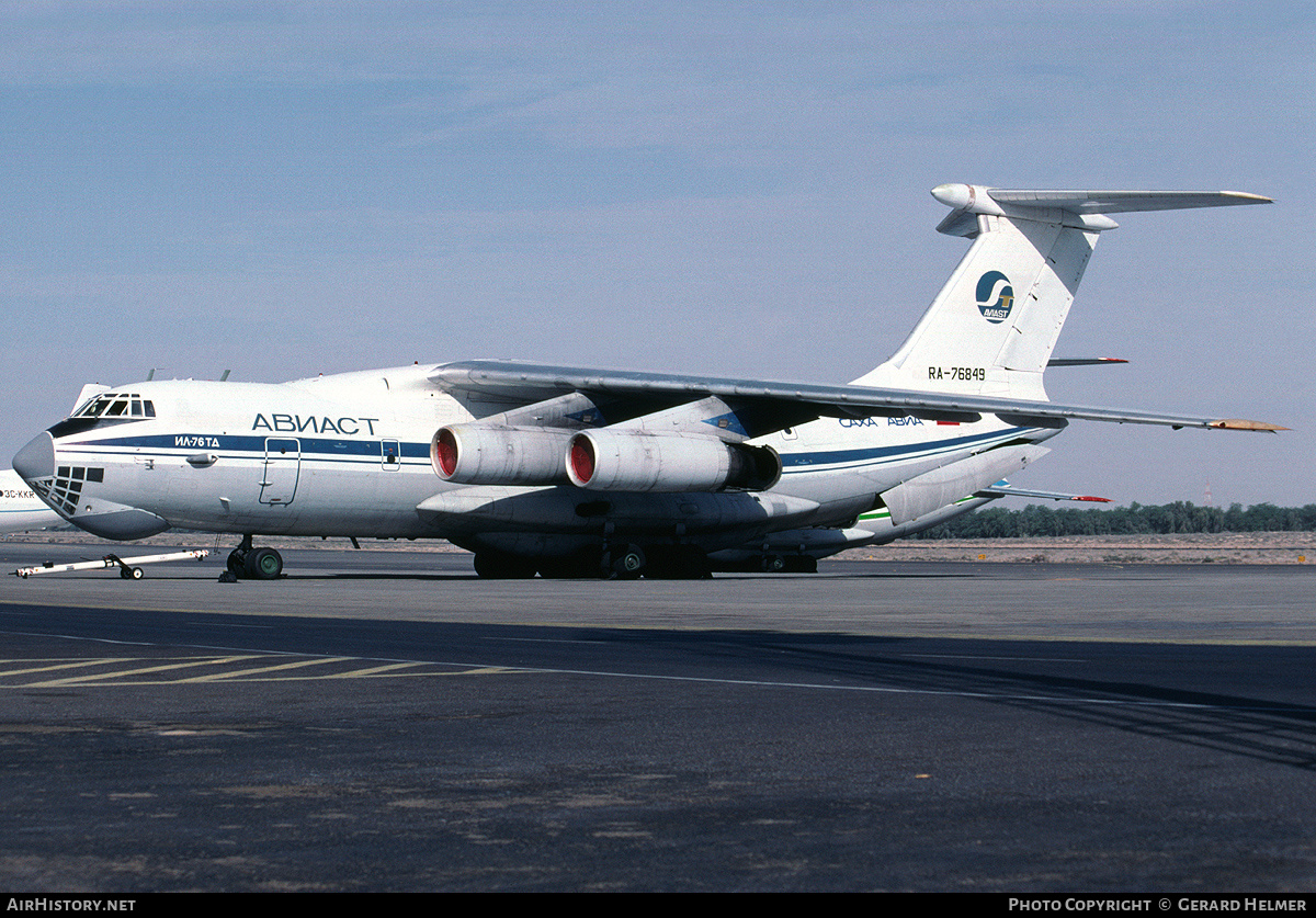 Aircraft Photo of RA-76849 | Ilyushin Il-76TD | Aviast | AirHistory.net #92336