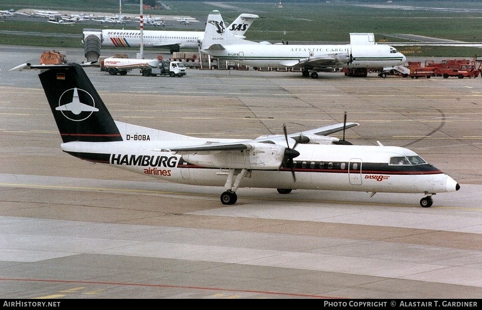 Aircraft Photo of D-BOBA | De Havilland Canada DHC-8-311 Dash 8 | Hamburg Airlines | AirHistory.net #92344