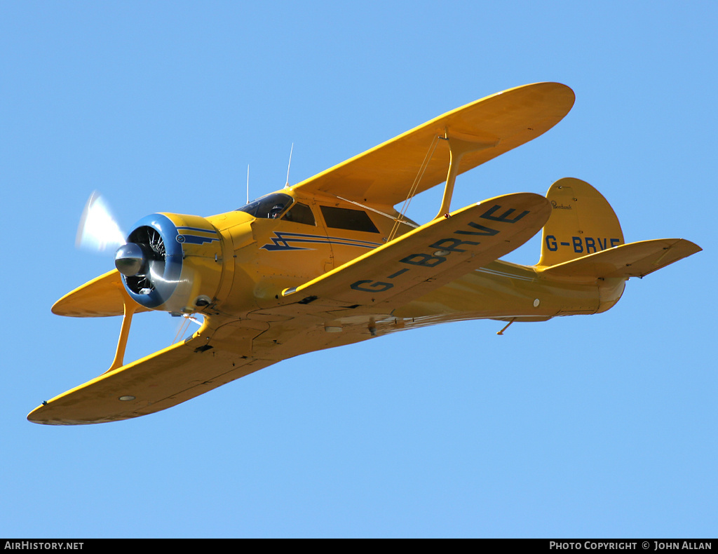 Aircraft Photo of G-BRVE | Beech D17S | AirHistory.net #92350