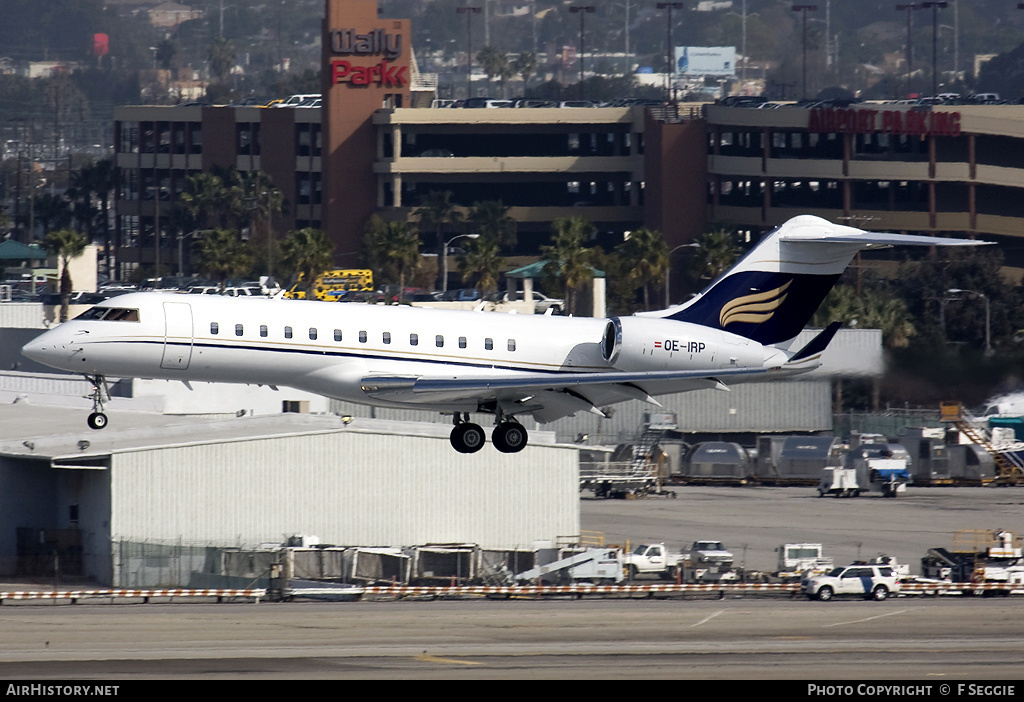 Aircraft Photo of OE-IRP | Bombardier Global Express (BD-700-1A10) | AirHistory.net #92356