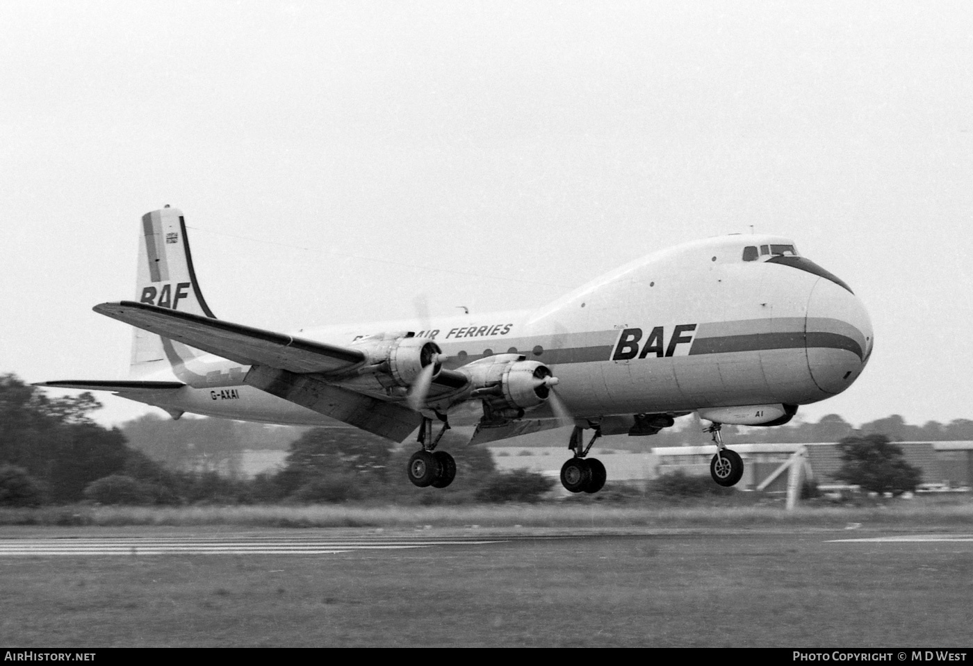 Aircraft Photo of G-AXAI | Aviation Traders ATL-98 Carvair | British Air Ferries - BAF | AirHistory.net #92362