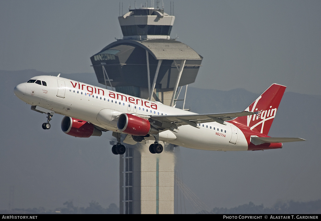 Aircraft Photo of N627VA | Airbus A320-214 | Virgin America | AirHistory.net #92368