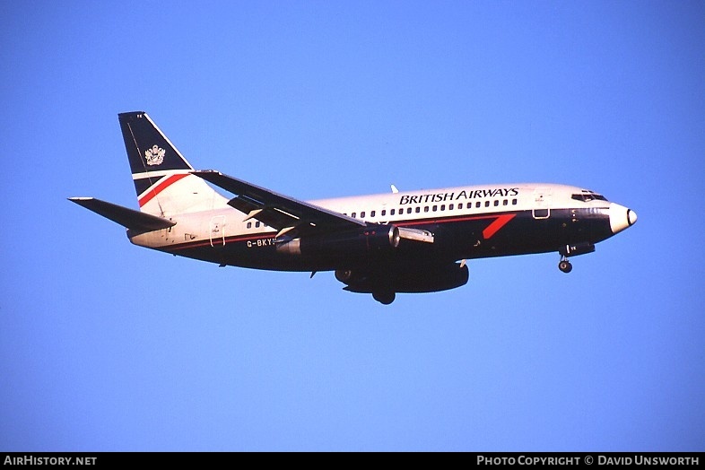 Aircraft Photo of G-BKYK | Boeing 737-236/Adv | British Airways | AirHistory.net #92376