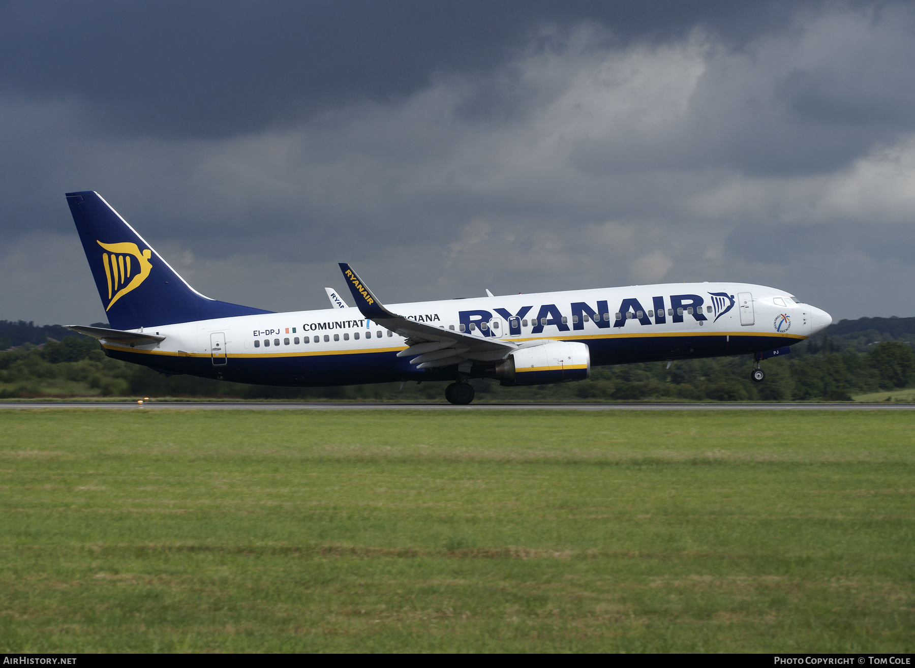 Aircraft Photo of EI-DPJ | Boeing 737-8AS | Ryanair | AirHistory.net #92379