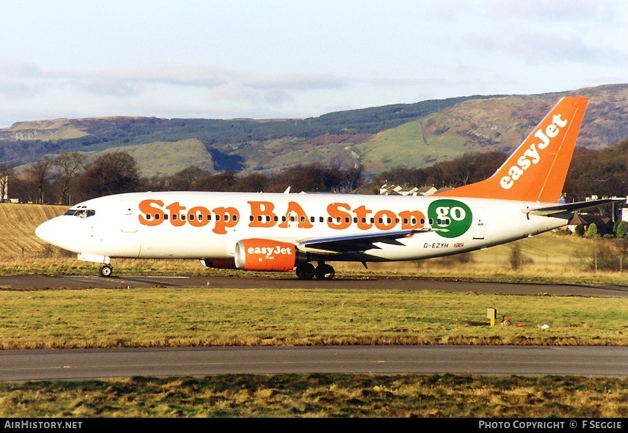 Aircraft Photo of G-EZYH | Boeing 737-33V | EasyJet | AirHistory.net #92380