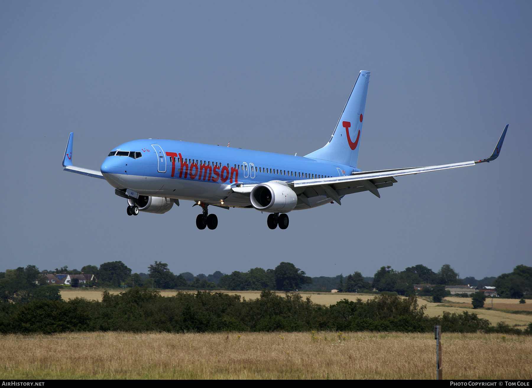 Aircraft Photo of G-TAWD | Boeing 737-8K5 | Thomson Airways | AirHistory.net #92396