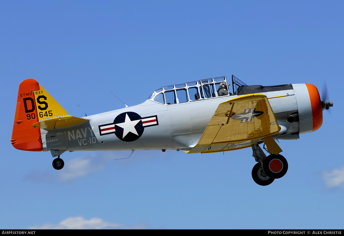 Aircraft Photo of N645DS / 90645 | North American SNJ-5 Texan | USA - Navy | AirHistory.net #92397