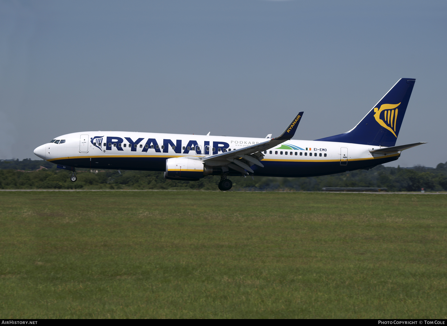 Aircraft Photo of EI-EMO | Boeing 737-8AS | Ryanair | AirHistory.net #92402