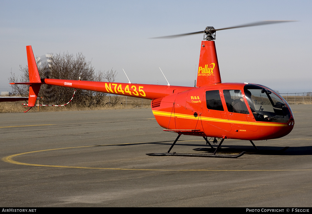 Aircraft Photo of N74435 | Robinson R-44 Raven II | Pollux Aviation | AirHistory.net #92403