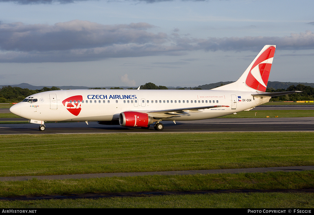 Aircraft Photo of OK-DGM | Boeing 737-45S | ČSA - Czech Airlines | AirHistory.net #92413