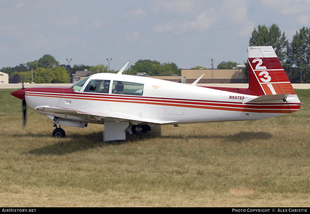 Aircraft Photo of N93722 | Mooney M-20K | AirHistory.net #92419